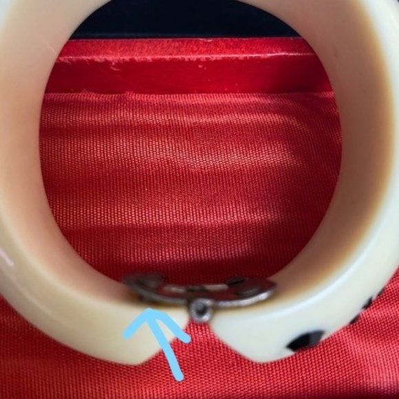 VTG WEISS Rhinestone Thermoset Hinged BRACELET - Picture 6 of 9